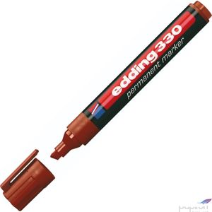Filctoll Edding 330 vágott alkoholos 1-5mm barna