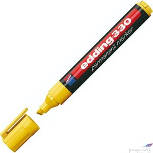 Filctoll Edding 330 vágott alkoholos 1-5mm sárga