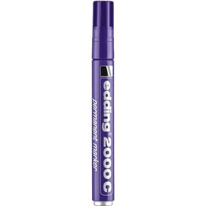 Filctoll alkoholos Edding 2000, kerek hegy, fém test, lila
