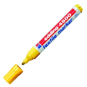 Edding 4500 textilfilc sárga