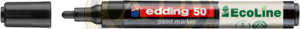 EDDING 50 Lakkmarker, kerek 2-3mm ir&oacute;cs&uacute;cs, fekete