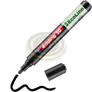 EDDING 50 Lakkmarker, kerek 2-3mm ir&oacute;cs&uacute;cs, fekete