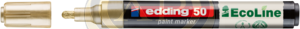 EDDING 50 Lakkmarker, kerek 2-3mm ir&oacute;cs&uacute;cs, arany