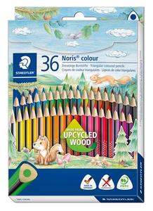 Színes ceruza készlet Staedtler Noris Colour 187', 36 szín, háromszögletű test