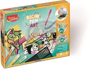 F&uacute;j&oacute;s filctoll k&eacute;szlet, cs&iacute;koz&aacute;s, MAPED CREATIV Blow pen Art