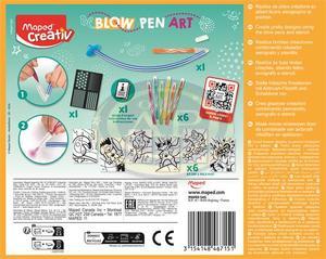F&uacute;j&oacute;s filctoll k&eacute;szlet, cs&iacute;koz&aacute;s, MAPED CREATIV Blow pen Art