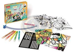 F&uacute;j&oacute;s filctoll k&eacute;szlet, cs&iacute;koz&aacute;s, MAPED CREATIV Blow pen Art