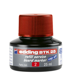 Tinta Edding BTK25 táblafilchez 25ml, piros