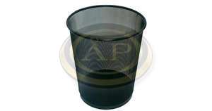 Pap&iacute;rkos&aacute;r f&eacute;mh&aacute;l&oacute;s kerek fekete, cc.20L, 29,5&aacute;tm.x 35mag.x 24&aacute;tm.cm Official