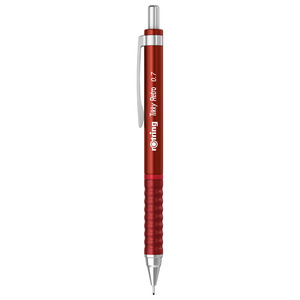 Nyomósirón, 0,7 mm, rOtring Tikky Retro, piros