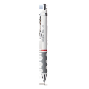 Nyomósirón, 0,7 mm, rOtring Tikky, fehér