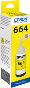 Tinta Epson T66444 (No.664) eredeti, sárga