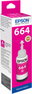 Tinta Epson T66434 (No.664) eredeti, magenta