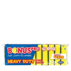 BonusPRO mosogatószivacs 10/1 HoReCa