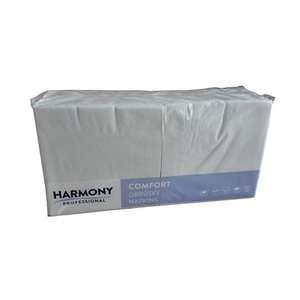 Szalvéta 2 rtg. 250 db. 33 x 33 cm FEHÉR 1/4 h. HARMONY GASTRO 0106