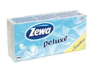 Papír zsebkendő, 4 rétegű, 10x9 db, ZEWA Softis, classic