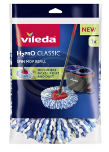 Vileda H2PrO ped&aacute;los felmos&oacute; ut&aacute;nt&ouml;ltő mop