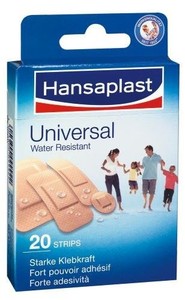 Hansaplast Universal 20db vízlepergető (assorted, 4 méret)