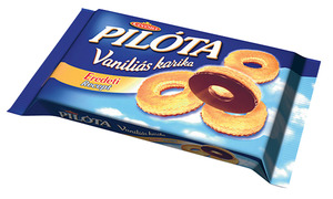 Vaníliás karika tejcsokis Pilóta 150g