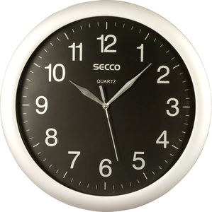 Falióra Secco Classic Maxi Plus metal ezüst/fekete 32 cm S TS8002-51