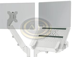 Leitz Ergo Dual helytakar&eacute;kos monitor- &eacute;s laptopkar, vil&aacute;gosz&uuml;rke