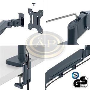 Leitz Ergo Dual helytakar&eacute;kos monitor- &eacute;s laptopkar, s&ouml;t&eacute;tsz&uuml;rke