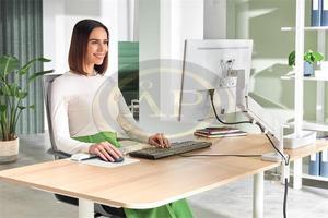 Leitz Ergo helytakar&eacute;kos monitorkar, vil&aacute;gos sz&uuml;rke