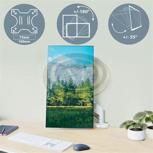 Leitz Ergo helytakar&eacute;kos monitorkar, vil&aacute;gos sz&uuml;rke