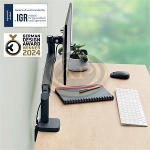 Leitz Ergo helytakar&eacute;kos monitorkar, s&ouml;t&eacute;tsz&uuml;rke