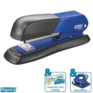 Tűzőgép Rapid FM12 fém kék max. 25 laphoz 5000275