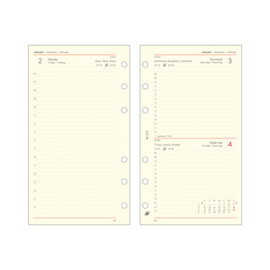 Saturnus kalendárium pótlap M312, napicsomag, chamois 2026.év