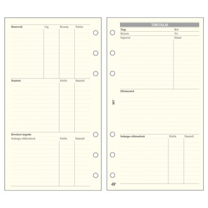 Saturnus gyűrűs kalendárium be 2026.év