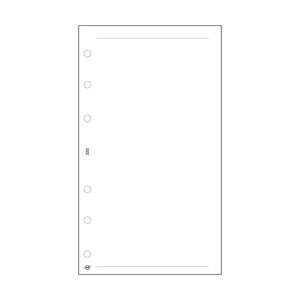 Betétlap -L325- gyűrűs kalendáriumhoz -jegyzetlap üres- SATURNUS 2026.év