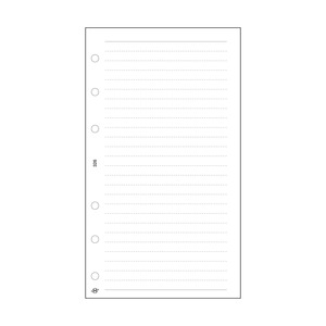 Betétlap -S326/F-gyűrűs kalendáriumhoz VONALAS FEHÉR SATURNUS 2026.év