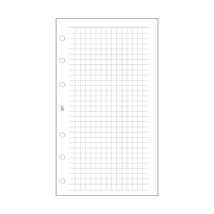 Betétlap -S327/F-gyűrűs kalendáriumhoz KOCKÁS FEHÉR SATURNUS 2026.év