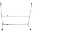 Átfordítós táblaállvány, kerekekkel, 120-200 cm táblákhoz