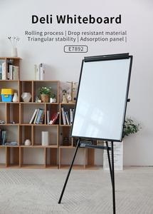 Deli FlipChart tábla, mágneses, írható, állványos, 70x100 cm,