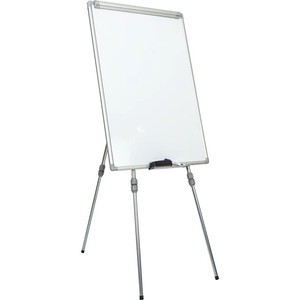 Flipchart t&aacute;bla  70x103 cm &aacute;llv&aacute;nnyal, t&ouml;r&ouml;lhető, m&aacute;gneses, 3 l&aacute;b&uacute;