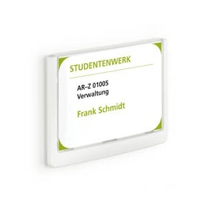 Információs tábla Durable Click Sign 14.9x10.55 cm fehér