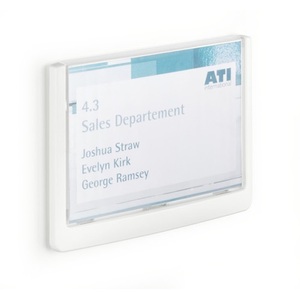 Információs tábla Durable Click Sign 14.9x10.55 cm grafitszürke