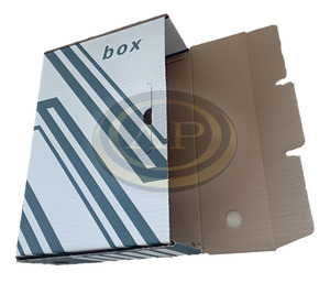 Archiv&aacute;l&oacute; doboz 355x250x100 mm, feh&eacute;r/sz&uuml;rke