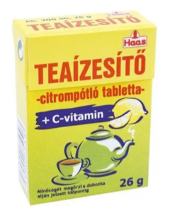 Haas teaízesítő, citrompótló, 20 g