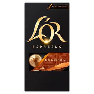 Kávékapszula, NespressoŽ kompatibilis, 10 db, JACOBS DOUWE EGBERTS L`OR Colombia