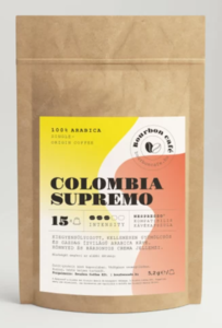 Bourbon Coffee kávékapszula Columbia Supremo, Arabica, 15 db/dob