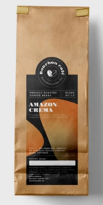 Bourbon Coffee kávé Amazon Crema, szemes, 1kg, (90/10)