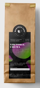 Bourbon Coffee kávé Viktoria Crema, szemes, 1kg, (80/20)