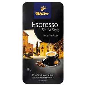 Kávé TCHIBO Espresso Sicilia Style szemes kávé, 1000g