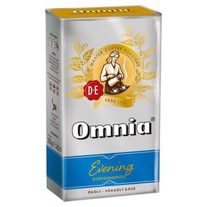 Omnia Evening koffeinmentes, örölt, pörkölt kávé, 250g
