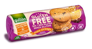 Gullon Glut&eacute;nmentes keksz 180g Zabbal &eacute;s naranccsal