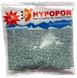Hypopor 50g, Baktericid, fungicid, virucid, tuberkulocid, H1N1, sporocid. Klórpor, klórgranulátum